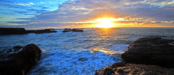 Sunset over Point Arena-Stornetta (Photo by David Ledig, BLM)