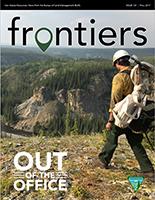 Cover of Alaska Frontiers Magazine 127: Out of the Office