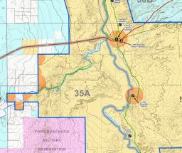 7 access maps for San Pedro Riparian National Conservation Area