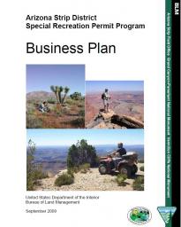 Cover-Arizona Strip District Special Recreation Permit Program Business Plan