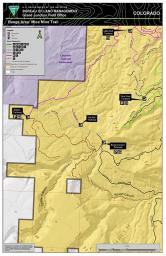 Thumbnail image of the Mica Mine area of the Bangs Special Recreation Management Area Mica Mine Area Map