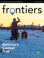 Cover of Alaska Frontiers Magazine 128: America's Coolest Trail