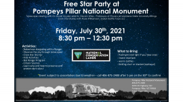 July 30 Star Party Flyer