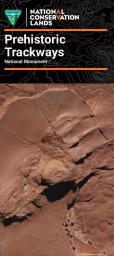 Prehistoric Trackways National Monument brochure cover.