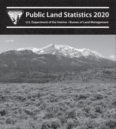 Public Land Statistics 2020 document cover