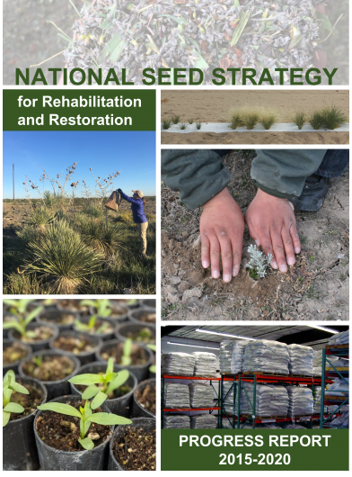 Front cover of National Seed Strategy Progress Report, 2015-2020