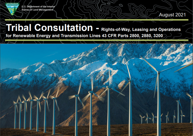 Rights-of-Way, Leasing and Operations for Renewable Energy and Transmission lines; 43 Code of Federal Regulations (CFR) Parts 2800, 2880, 3200