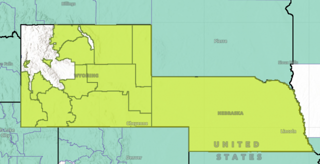 Map of BLM Wyoming's approved RMPs and RMPs in development