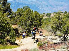 People who ride off-road motorcycles.