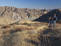 An image of hikers on the Pacific Crest Trail. Photo by Bob Wick, BLM.