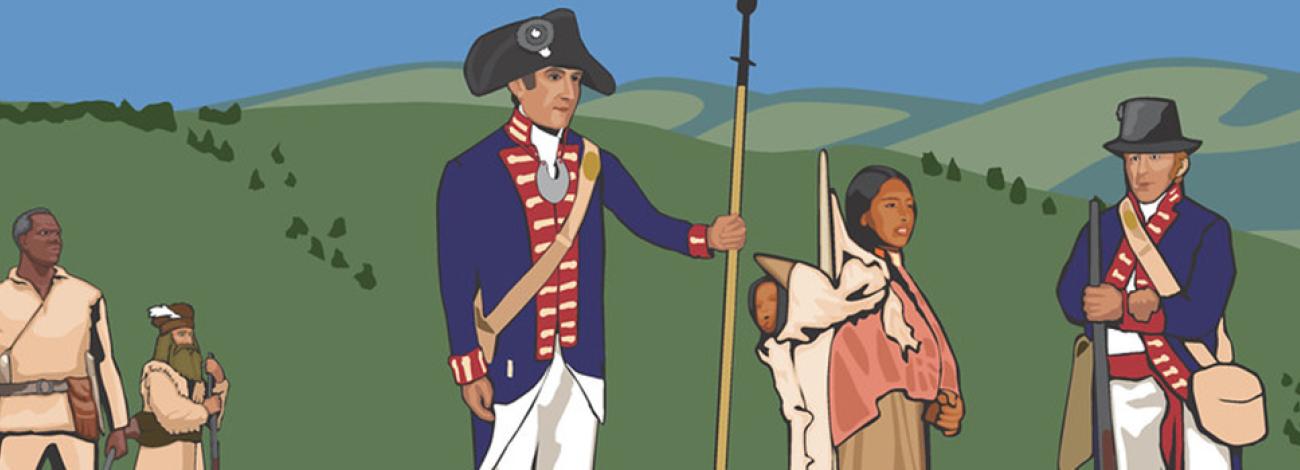 Lewis, Clark, and the discovery corps