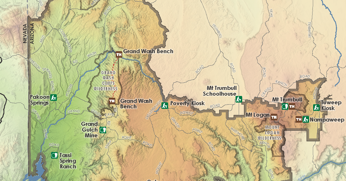 Grand Canyon Parashant National Monument Map