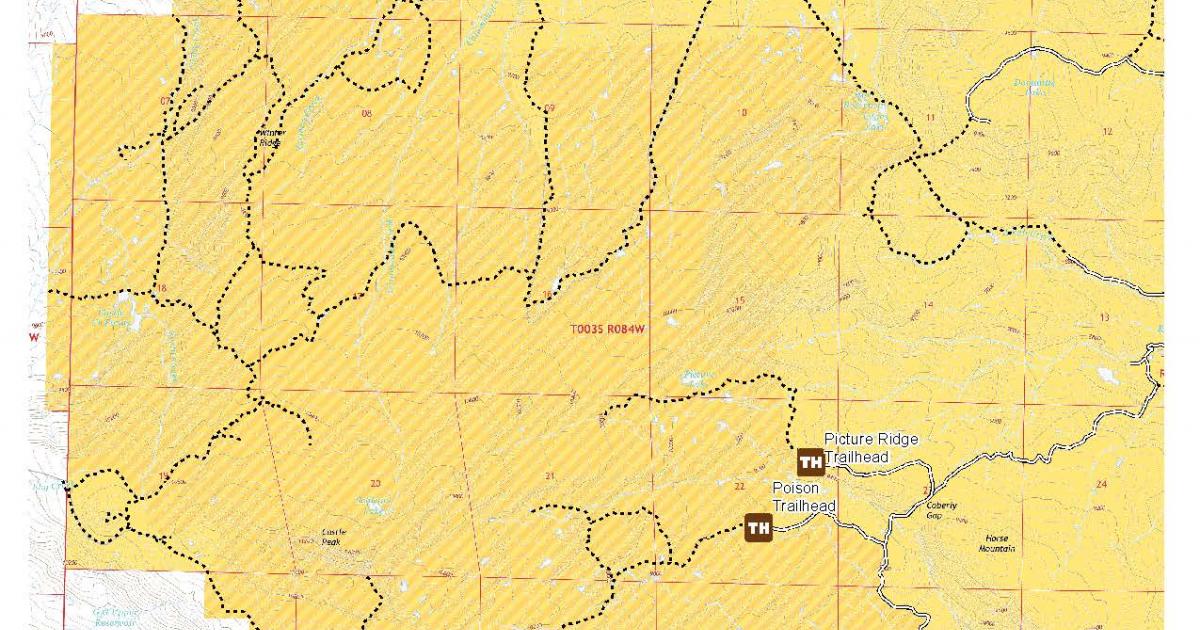 Castle Peak Wilderness Study Area Recreation Map Bureau of Land