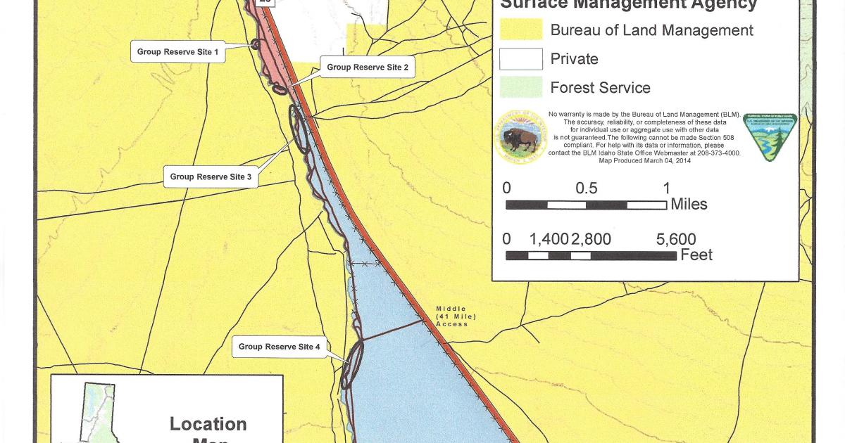 Birch Creek Campground Maps Bureau of Land Management