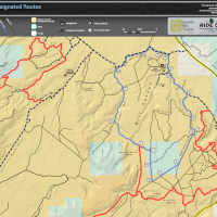 The map of Mill Canyon