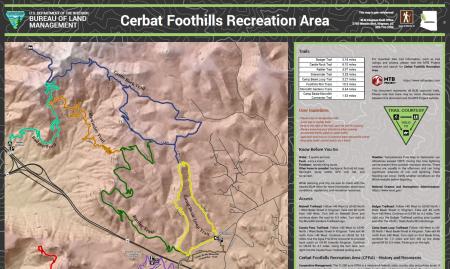 a map reads Cerbat Foothills Recreation Area
