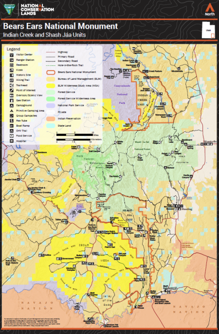 Utah Bear Country Map Utah : Bears Ears National Monument Map | Bureau Of Land Management