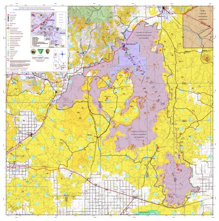 Craters Of The Moon Idaho Map Craters Of The Moon Travel Georeferenced Map | Bureau Of Land Management
