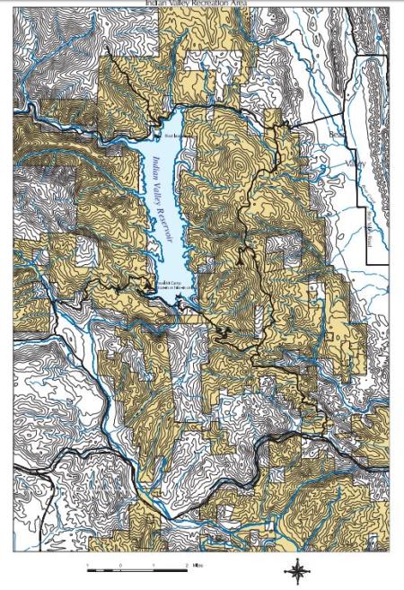 Indian Valley/Walker Ridge Recreation Area Map | Bureau of Land Management