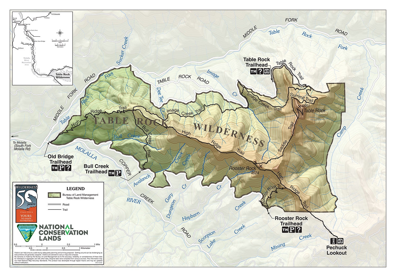 Table Rock Wilderness Area Bureau Of