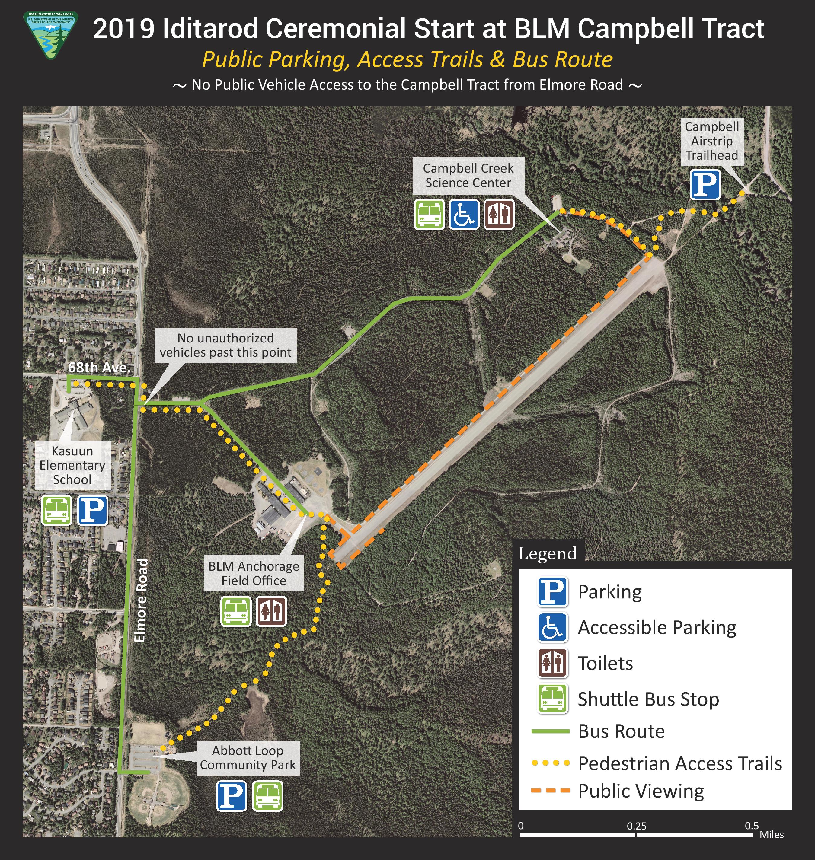 Iditarod Ceremonial Start Map