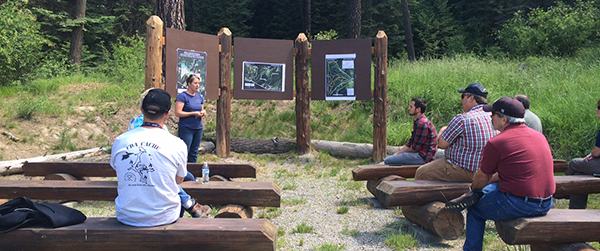 Coeur d' Alene District RAC members tour Blue Creek Bay