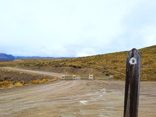 Photo showing barricade on road