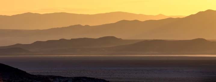 Silver mountains in the west desert district of Utah