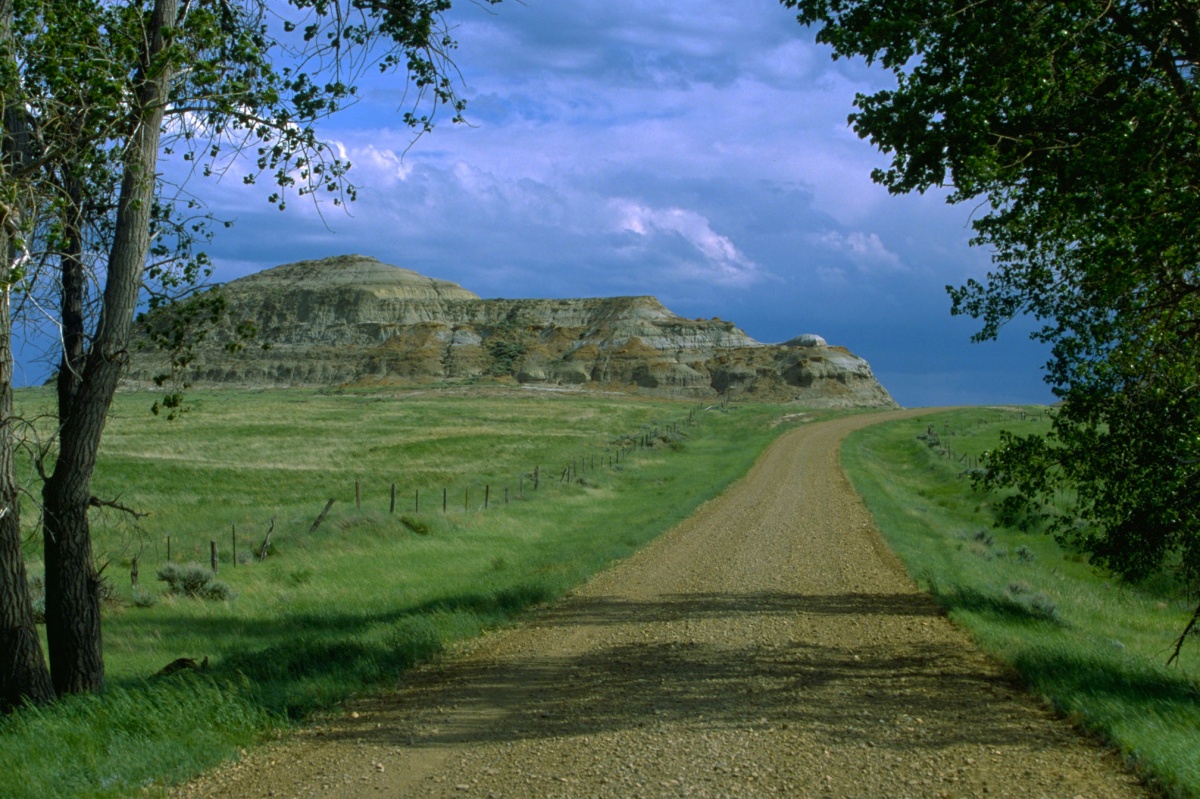 The Missouri River Breaks National Backcountry Byway winds through the countryside managed by the Lewistown Field Office, Montana, BLM photo