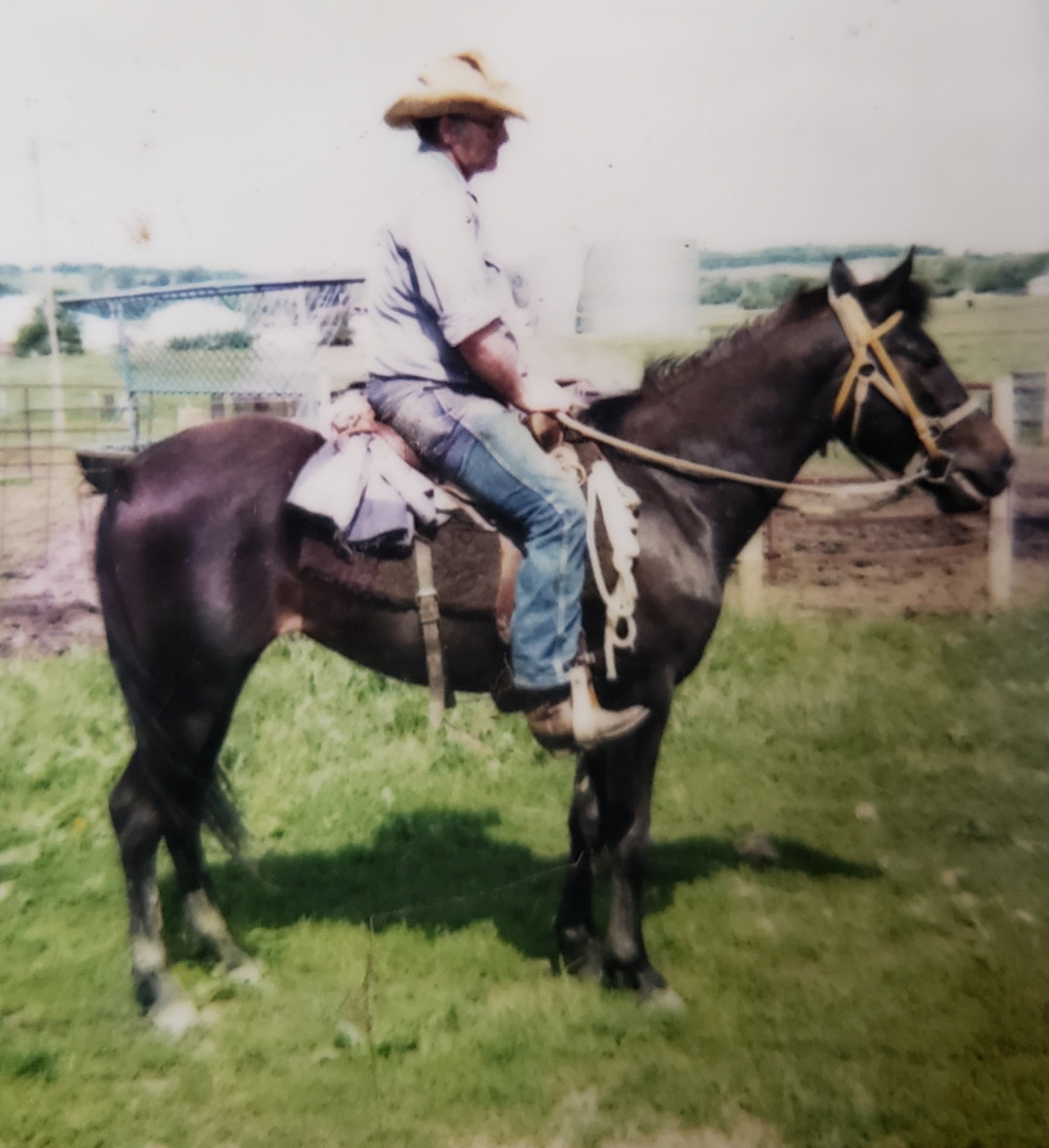 Man on horseback. 