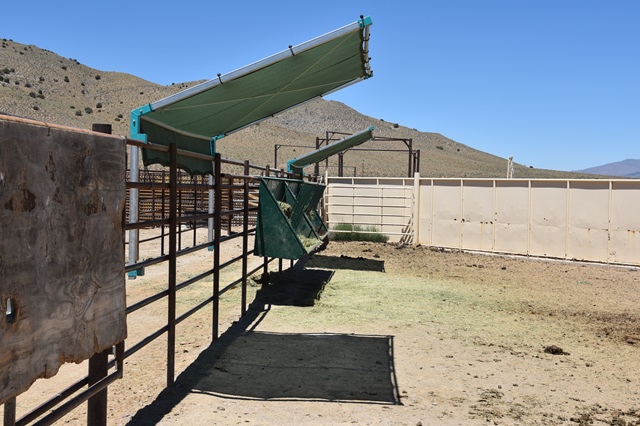 BLM upgraded shade structures to replace material that was damaged by weather. 