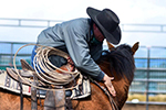 Man on horseback. 