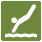 Iconograph of a person diving into water