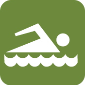 Iconograph of a person swimming