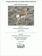 Pronghorn Monitoring in the Pinedale Anticline Project Area - 2016 Draft Annual Report