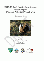 2015-16 Draft Greater Sage-grouse Annual Report for the Wyoming Pinedale Anticline Project Area