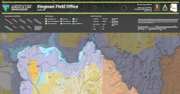 a map reads Kingman Field Office North Half