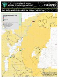 Thumbnail image of the Bull Gulch Wilderness Study Area Recreation Map