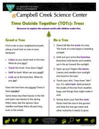 TOTs Tree Activity sheet