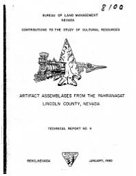 Library_Nevada_CulturalResourceSeriesTechnicalReport4