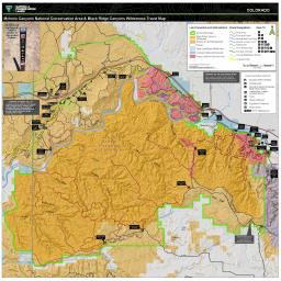 McInnis Canyons National Conservation Area (MCNCA) Travel Map