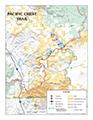 Pacific Crest Trail map