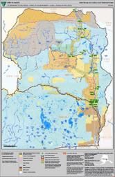 Unit 13A and 13B Non-Federal Restricted Areas map