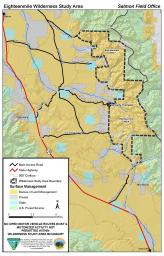 Idaho Eighteenmile Wilderness Study Area (Georeferenced Map)