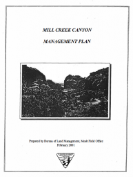 Mill Creek Management Plan thumbnail pic