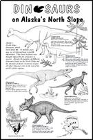 Moderate Dinosaurs of Alaska's North Slope Coloring Page
