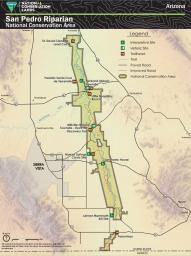San Pedro Riparian National Conservation Area Map