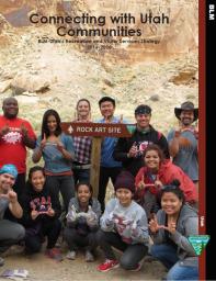 Utah recreation and visitor services strategy brochure cover.