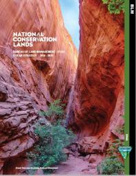Utah National Conservation Lands Step-Down Strategy brochure cover.
