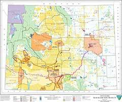 A map of current NEPA projects in Wyoming as of February 2018